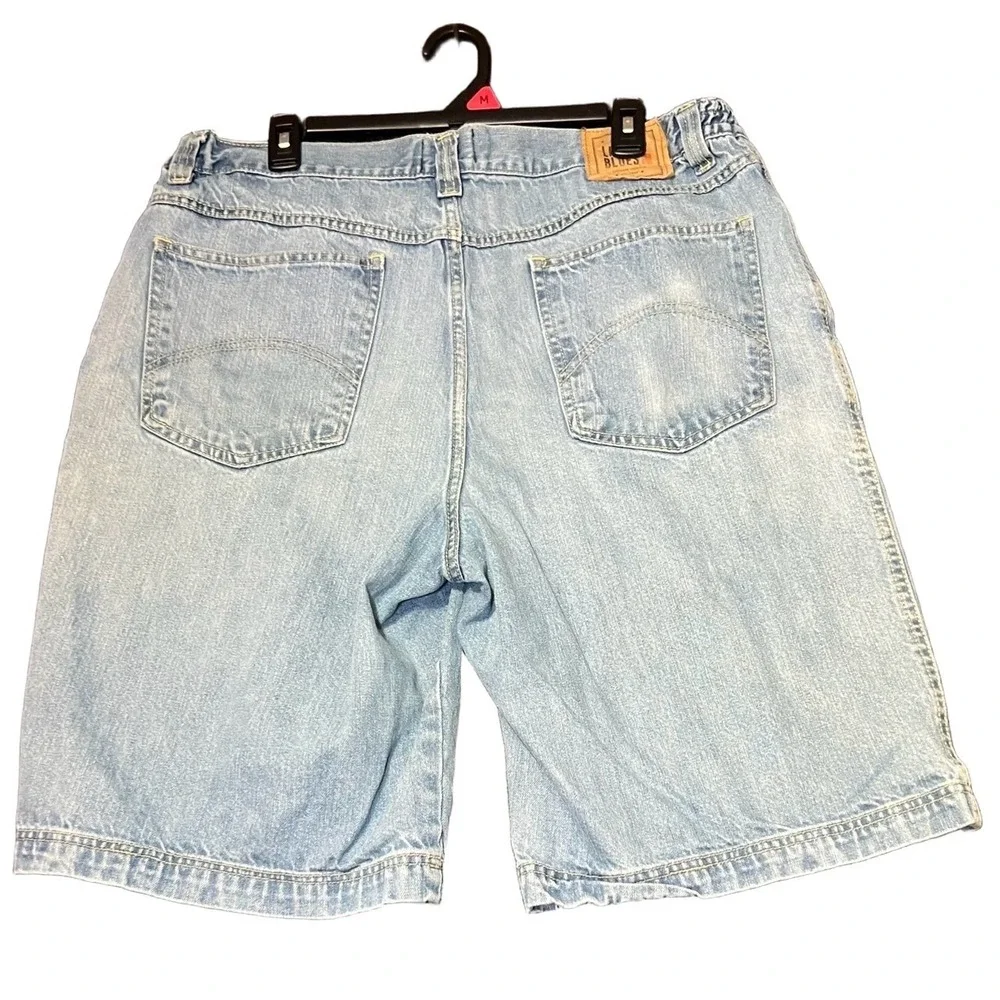 Vintage Liberty Blues Mens Size 38 Tall Denim Shorts Casual Rugged Jorts Retro